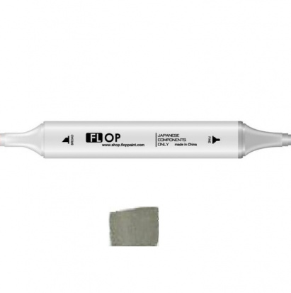 Маркер Flop для скетча и дизайна 264 серо-коричневый sela39 YTZ2